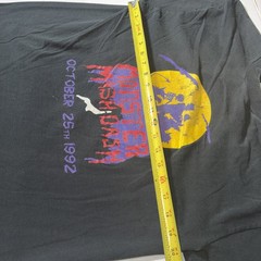 Vintage 1982 Monster Mash Dash Long Sleeve Black Shirt Large Single Stitch USA
