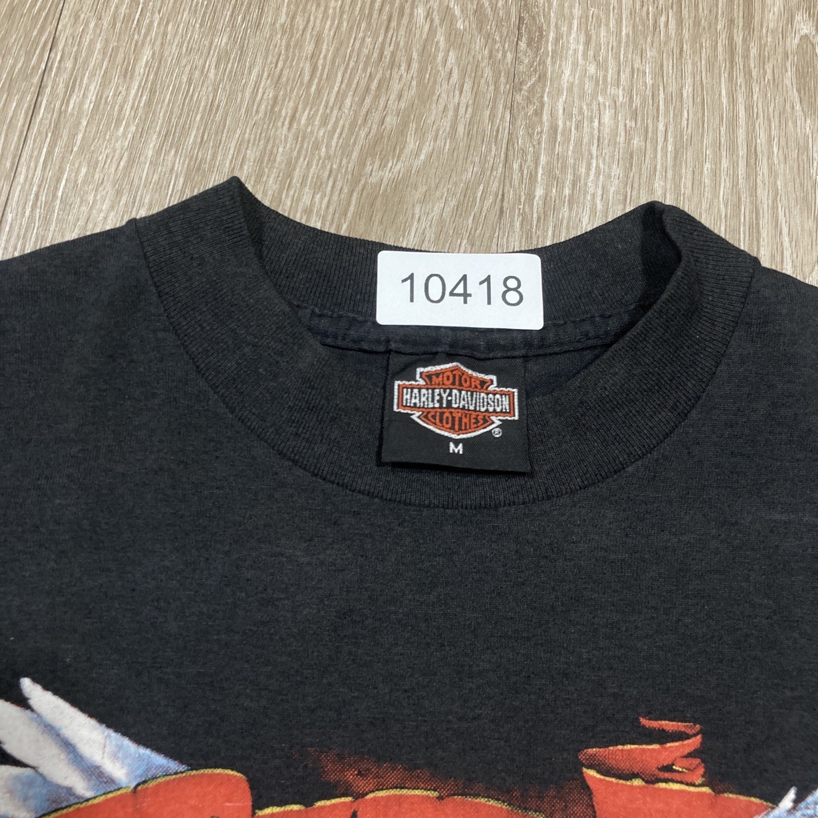 Harley Shirt M 80s 90s 3D Emblem Pegasus Horse HD Biker Chopper Motorcycle Tee gallery
