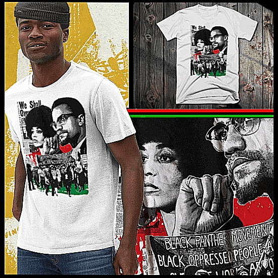 Angela Davis T-Shirt Black History African Melanin African roots Nubian Power