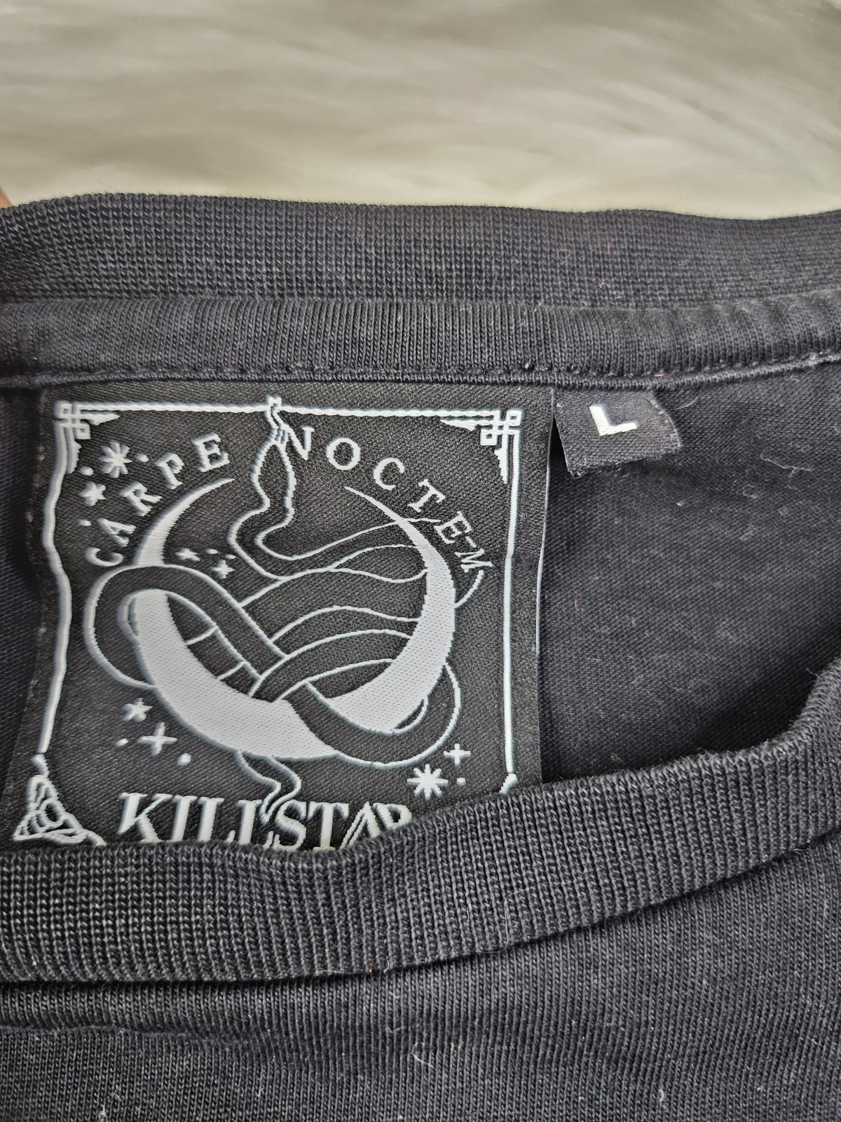 Killstar New World T-Shirt Disorder Pyramid Long Sleeve Crewneck Graphic Tee (L) gallery