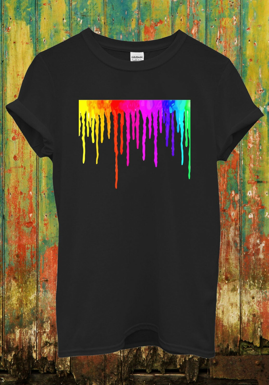 NHS Thank You Dripping Rainbow T Shirt Stay Safe Men Women Unisex Tee Top 2536 gallery
