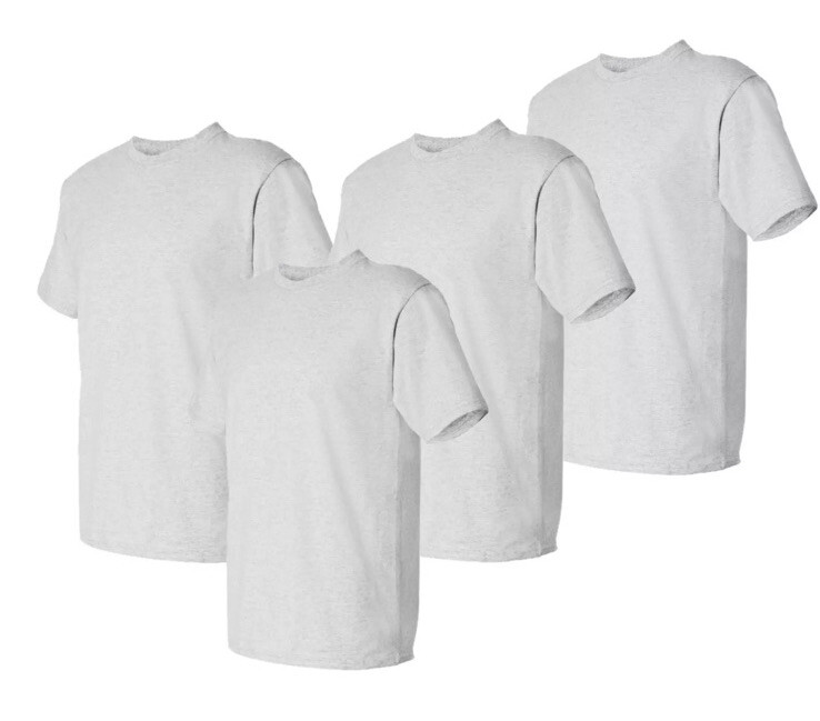Hanes ComfortSoft® Men's Short-Sleeve Crewneck T-Shirt 4-Pack O5280 Size Small gallery