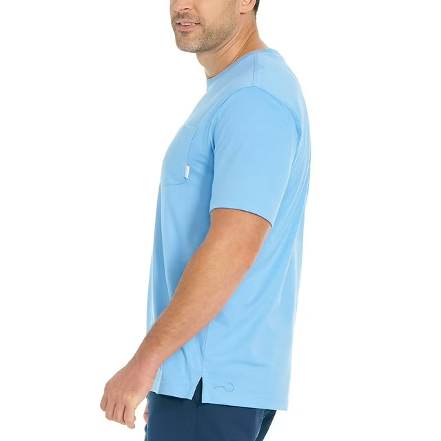 Greg Norman Pocket Tee Size M Light Blue gallery