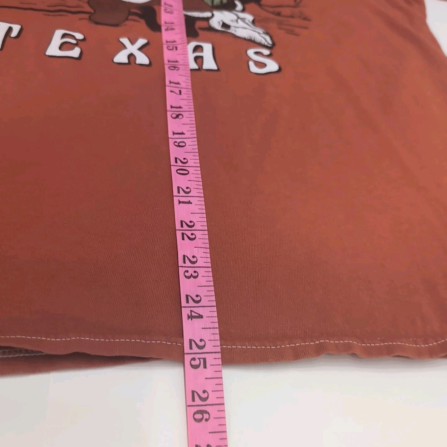 Buc-ees Texas T-shirt Sheriff Beaver Burnt Orange Lasso Western Shirt Size Large gallery