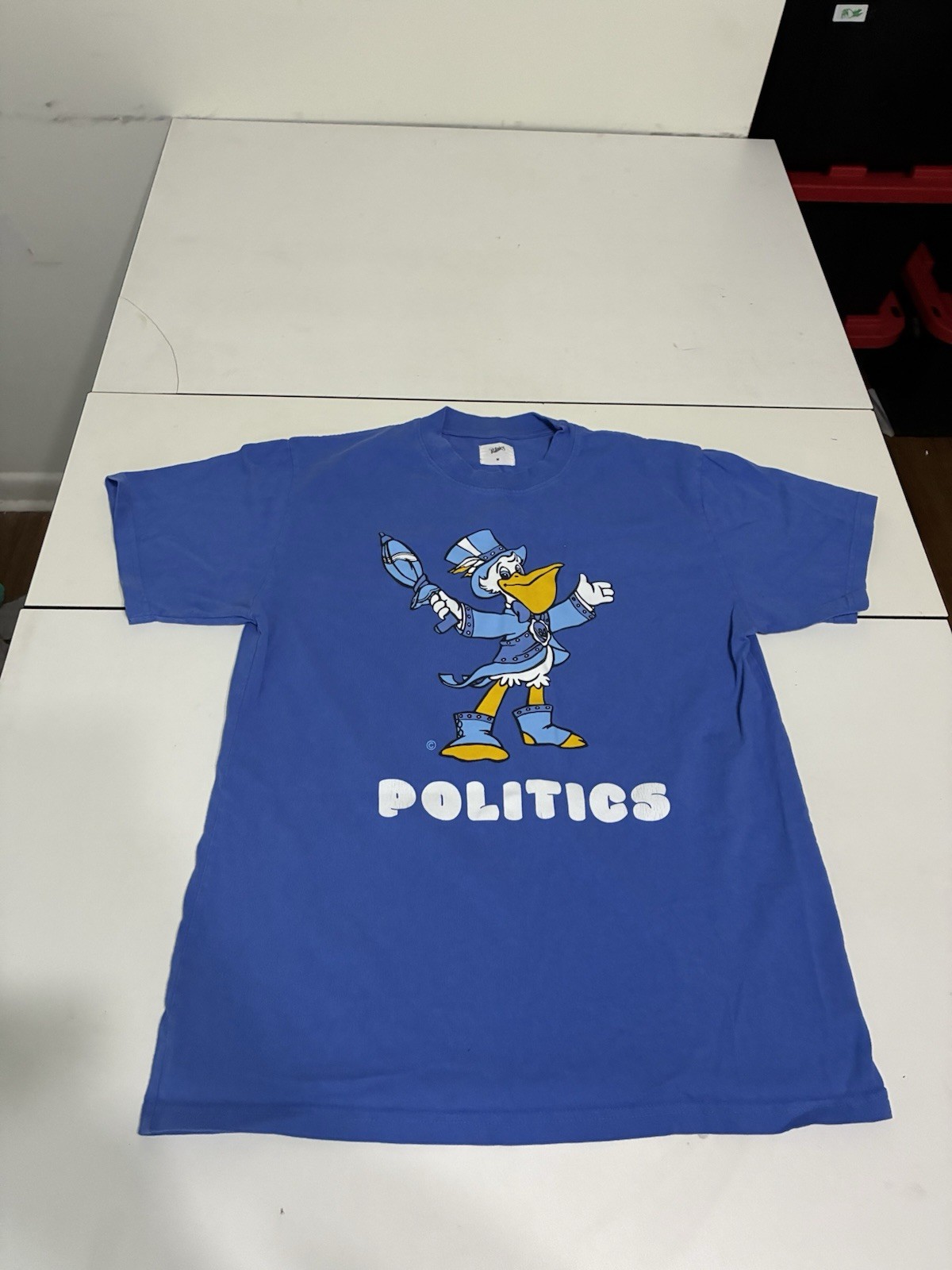 Sneaker Politics Pelican Shirt Medium Blue Geaux Vote Louisiana Skater Streetwer gallery