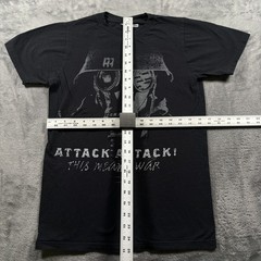 Attack Attack This Means War Bay Island Sportswear T-Shirt Mens Small Black
