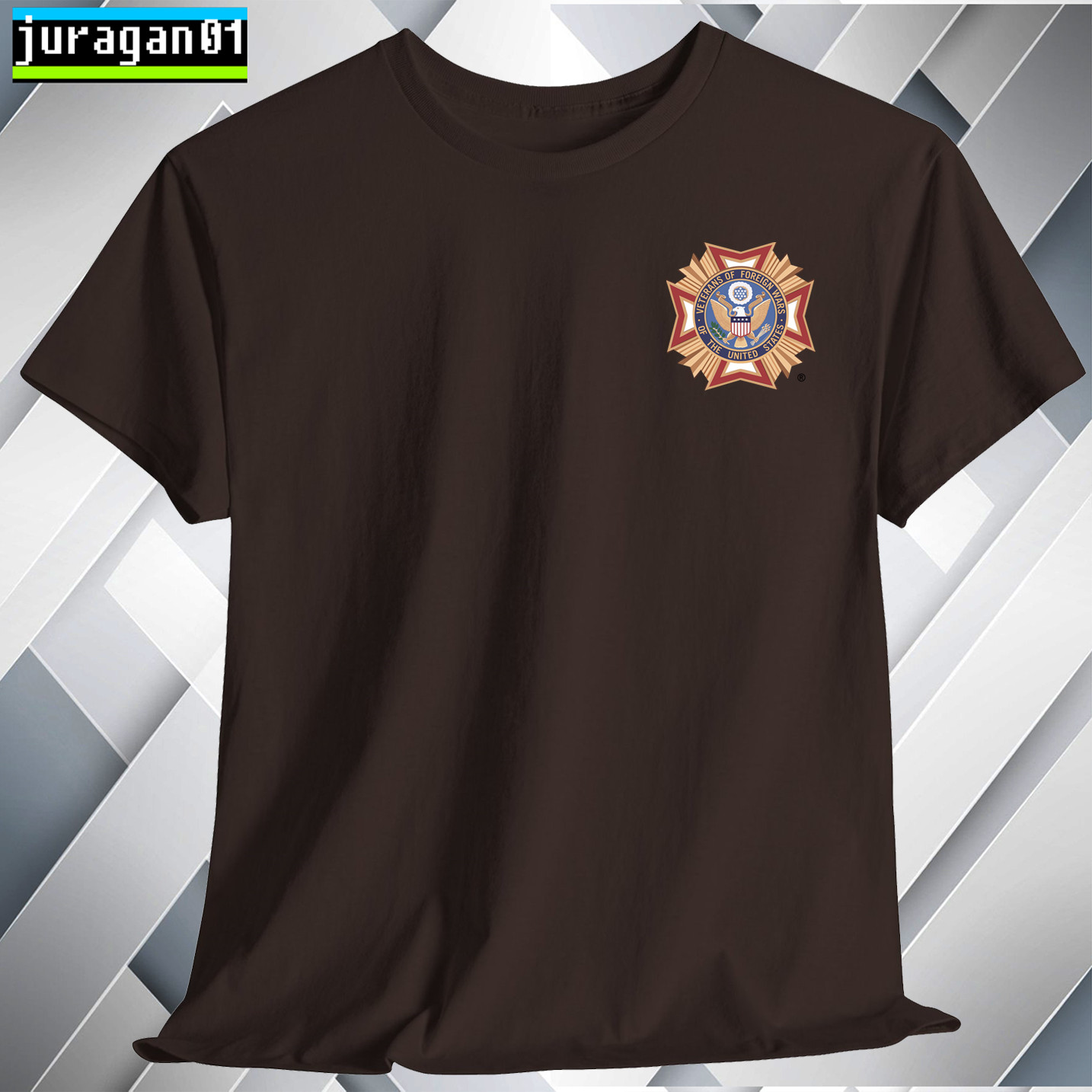 VFW Veterans of Foreign T-Shirt Black Navy White Grey Red Orange Choco S to 5XL gallery