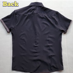 Day & Age Men’s Apparel w-way Stretch Black Polo Shirt – Size: Medium