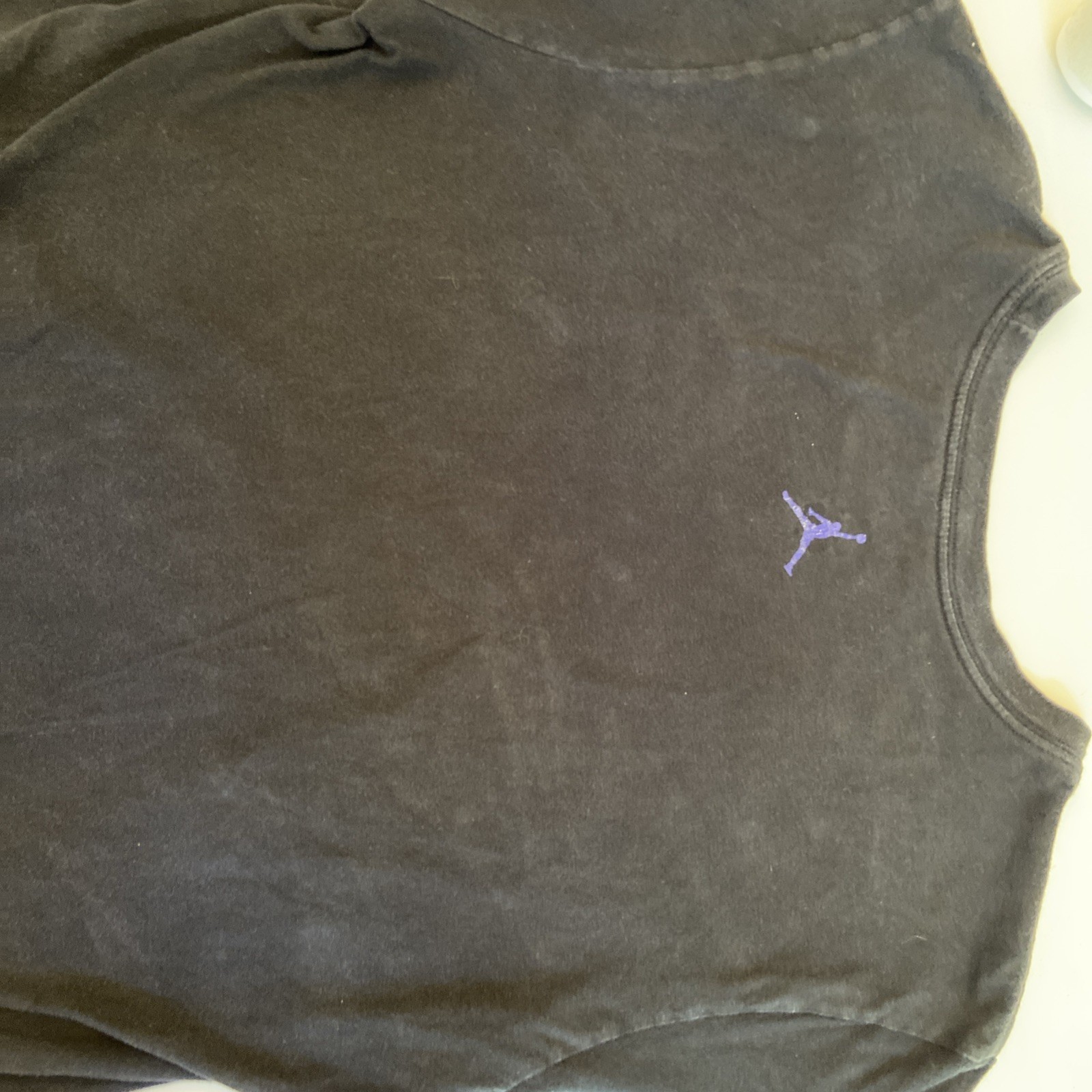 Air Jordan x Space Jam Men's T-Shirt Size Medium Black Vintage 90s gallery