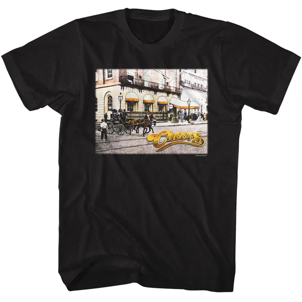 Cheers Opening Credits Street Men's T Shirt gallery
