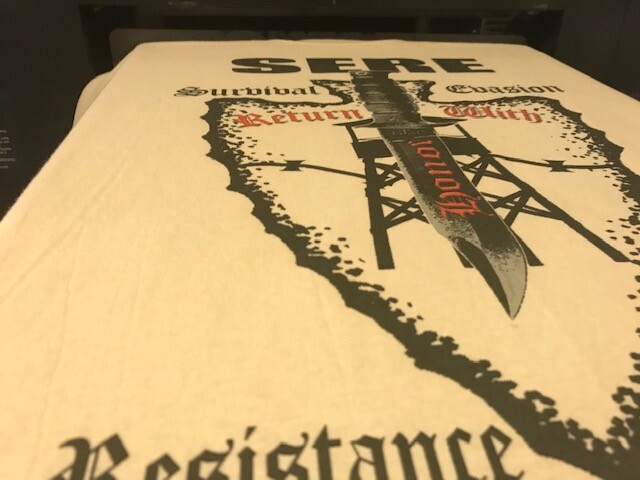SERE Training T-Shirt Survival Evasion Resistance Escape Army Navy Special Ops gallery