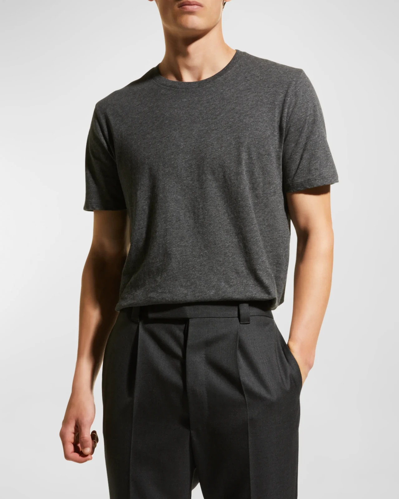 Vince Men's Crewneck Pima Tee Size Small gallery