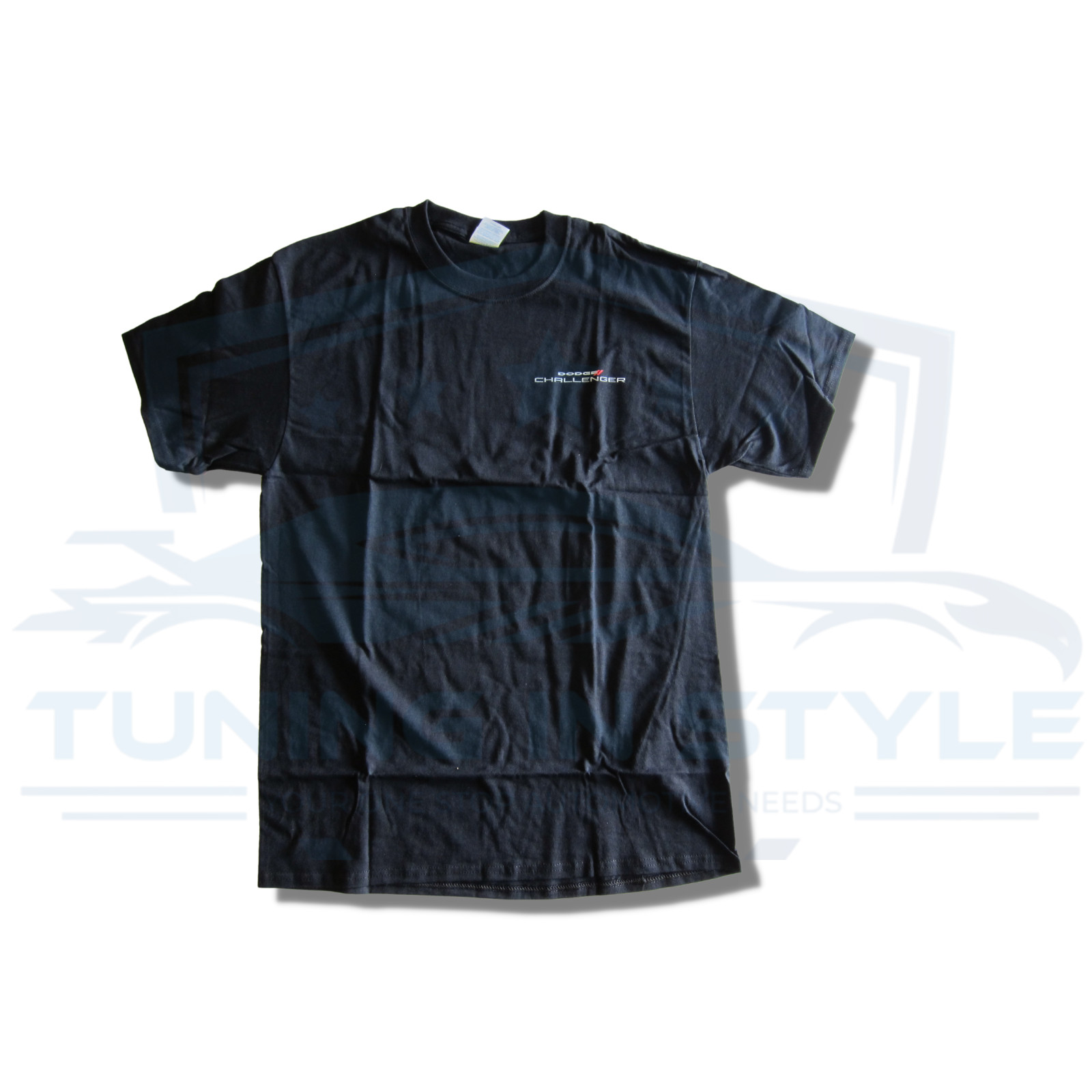 Dodge Challenger 2 Scoops SRT Hellcat Cotton T-Shirt Black Official Licensed gallery