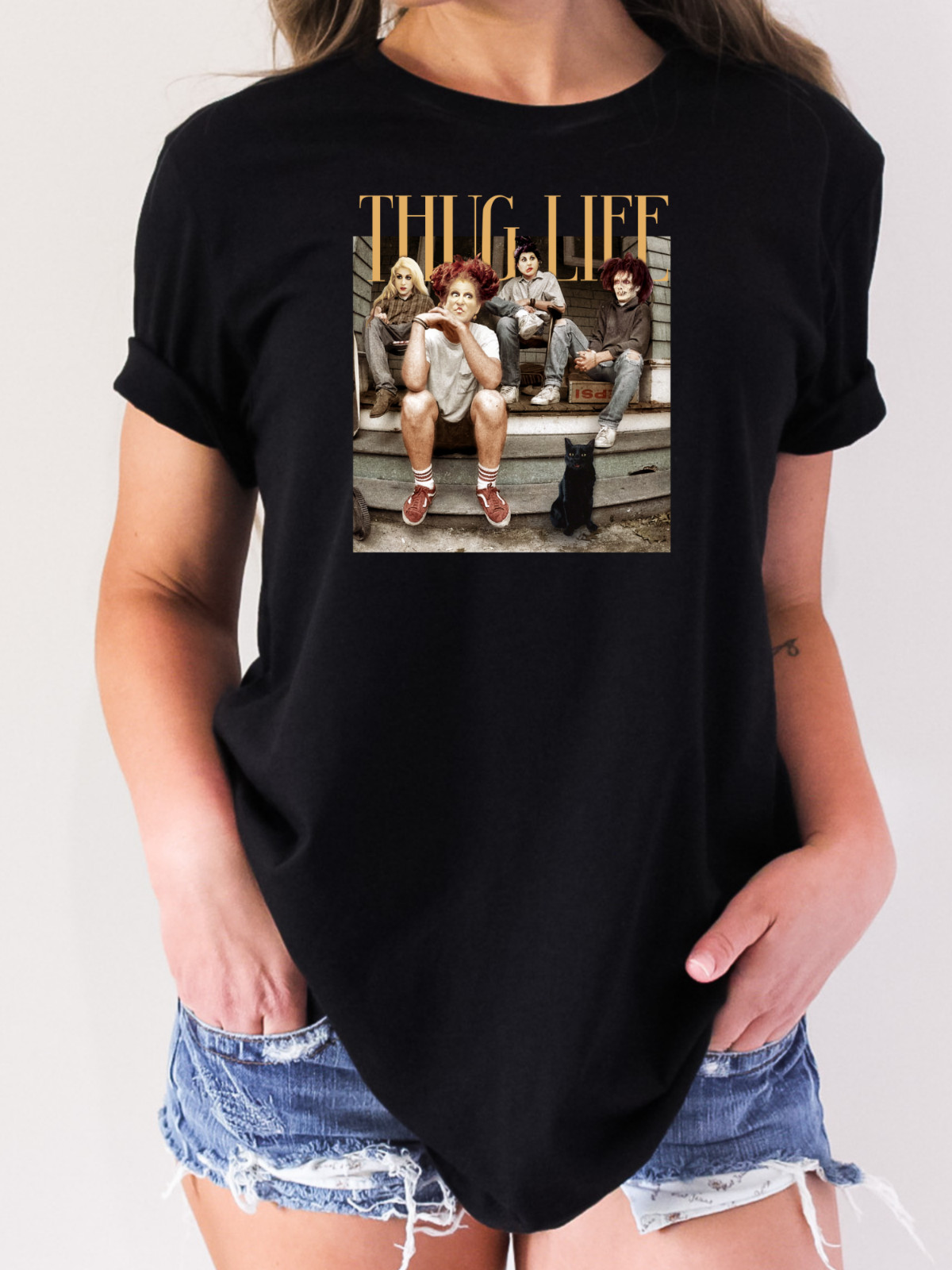 Thug Life Hocus Pocus Withces Horror Halloween Adult Humor Funny T-Shirt gallery