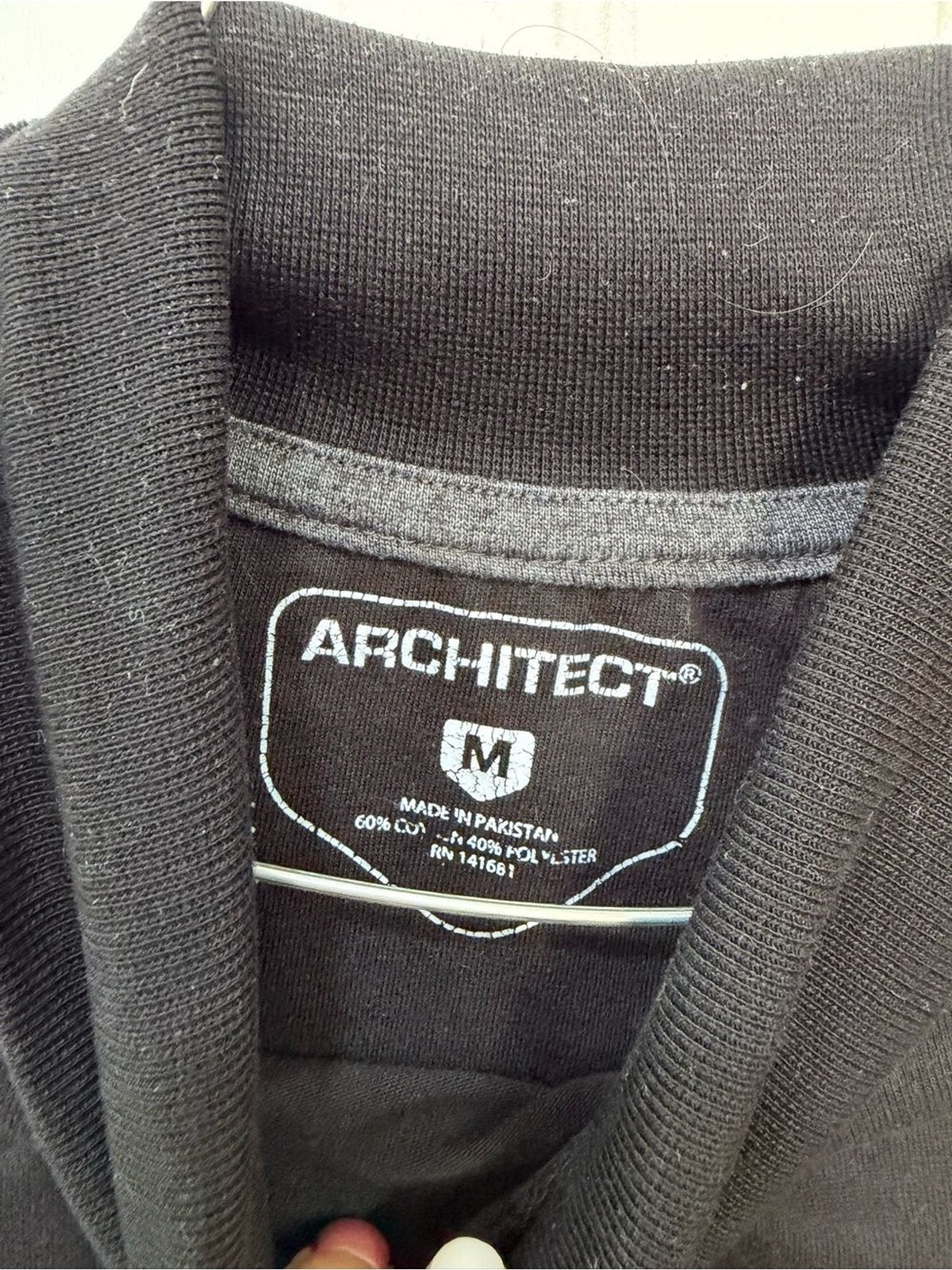 Architect Black basic cotton/polyester Turtleneck long sleeve gallery