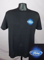 Ford Shirt Men’s Medium Black Bald Eagle Logo Shirt New ST202