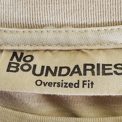 No Boundaries Men’s 2XL Cotton Oversize Tee Short Sleeve Yellow T-Shirt NEW