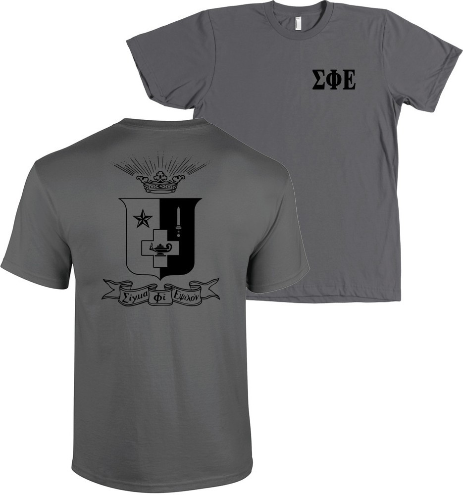 Sigma Phi Epsilon Fraternity Bella + Canvas SigEp Crest Shirt – MORE COLORS