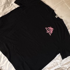 Digiprint Apparel Men’s Black Pink California Graphic Cotton T-Shirt 3XL