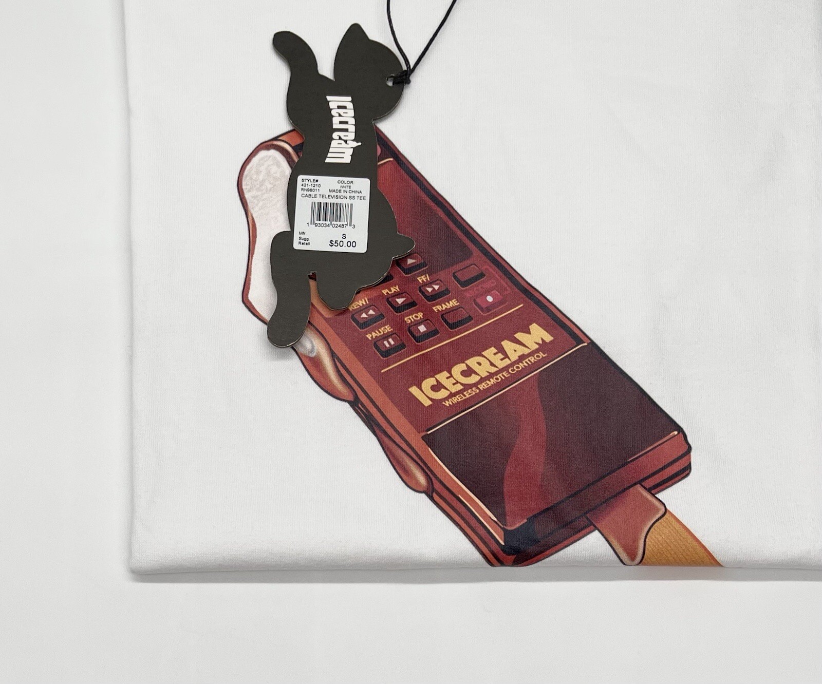 ICECREAM Cable Television T-Shirt Retail: $50 (NWT) gallery