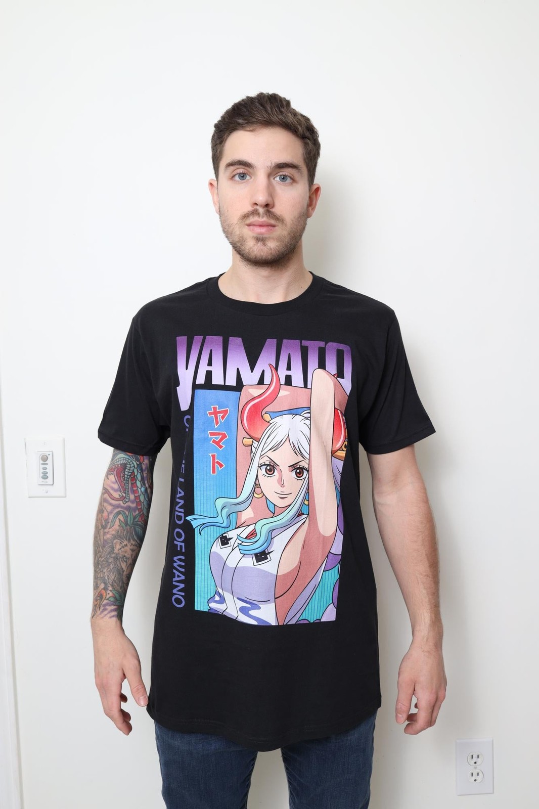 One Piece Yamato Three Haki Officially Licensed Men's Short Sleeve T-Shirt gallery