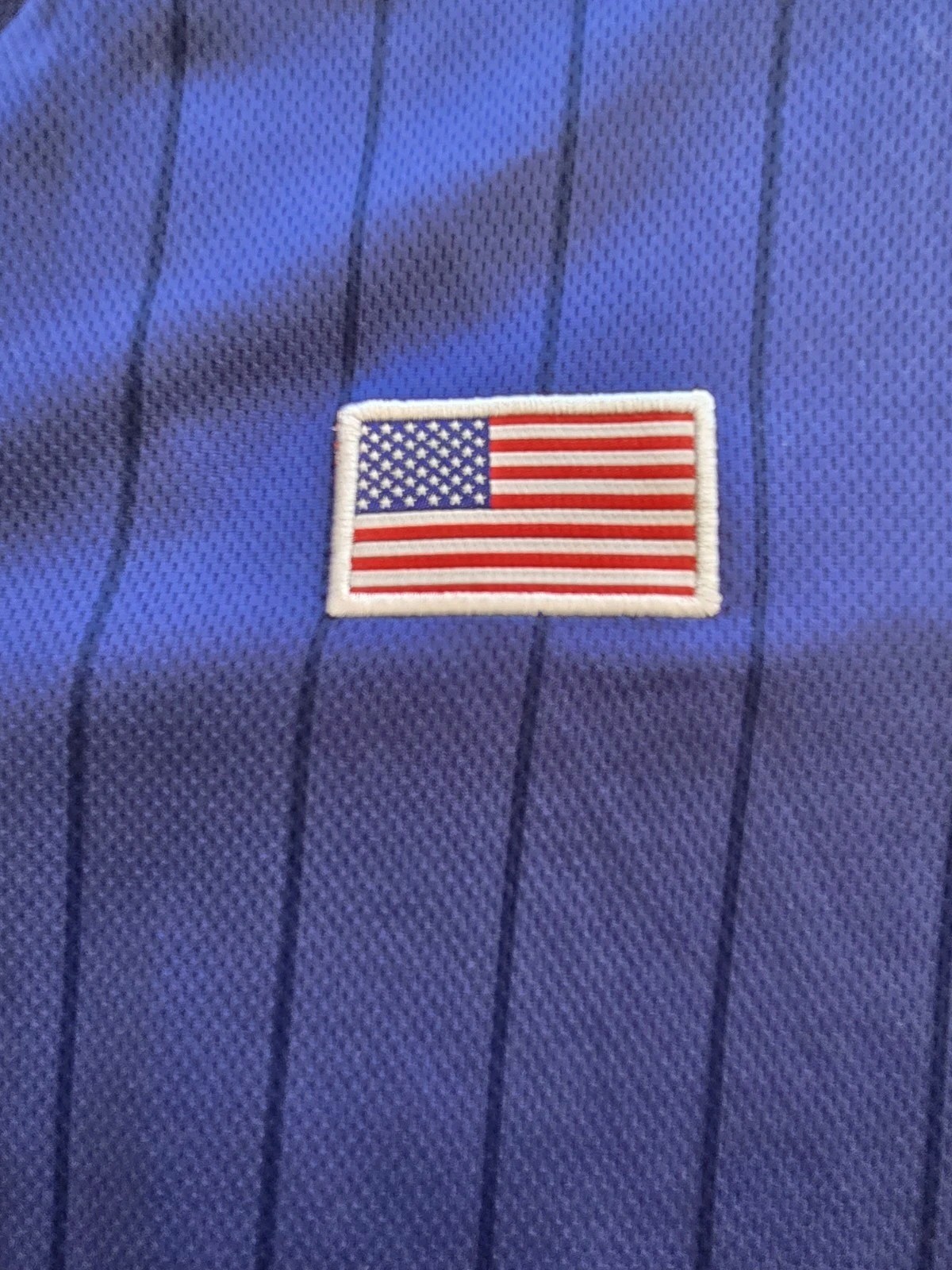 NWT Brooklyn Cloth USA Soccer Jersey Men's L, Retro Pinstripe Collar Shirt gallery