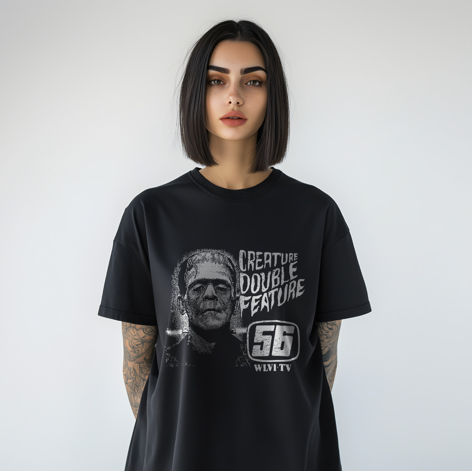 Retro Horror Monster T-Shirt – Vintage Creature Feature Graphic Tee A175 gallery