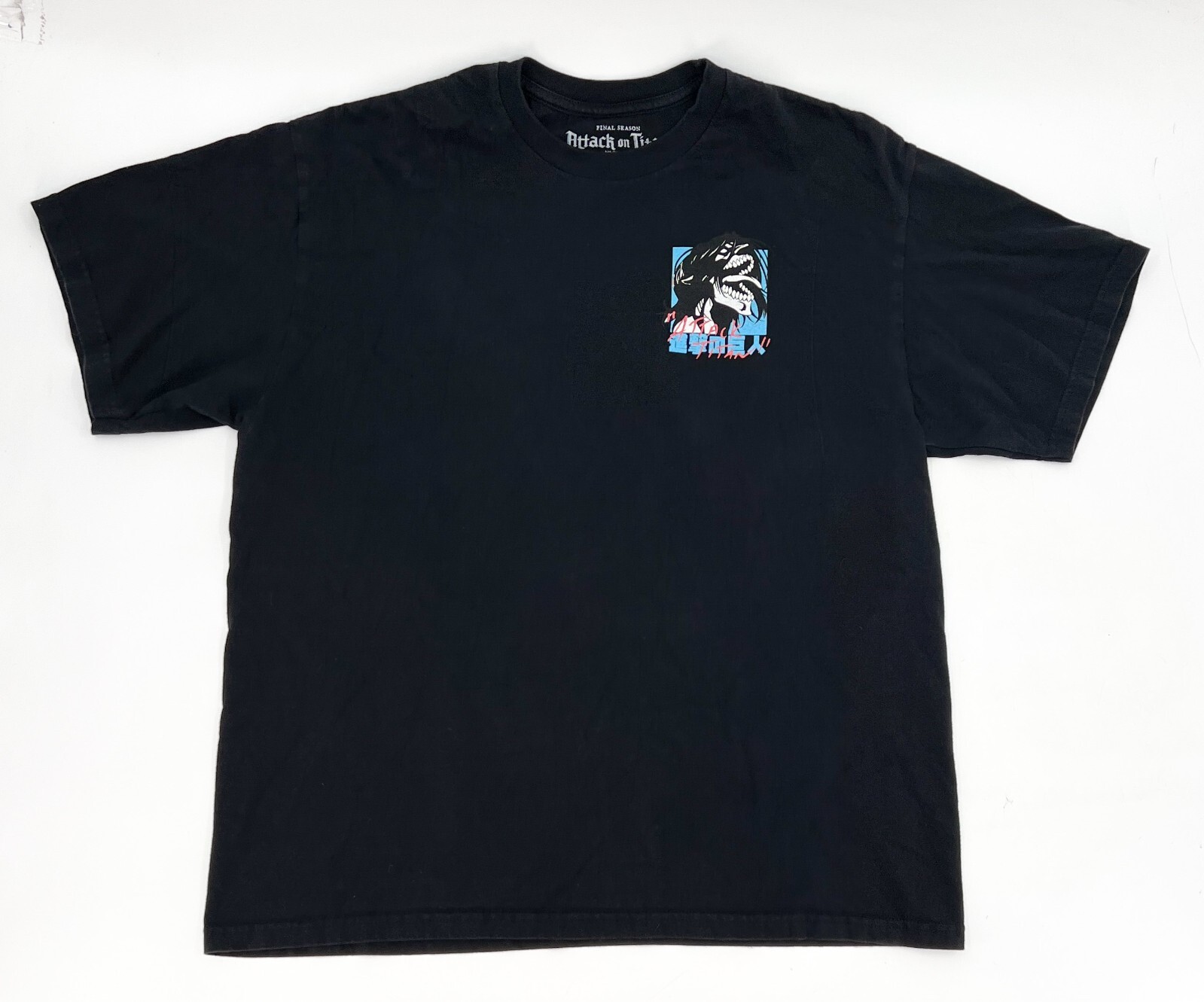 Attack on Titan Shirt Adult Teens Youth Extra Large Black Anime Graphic Beast gallery