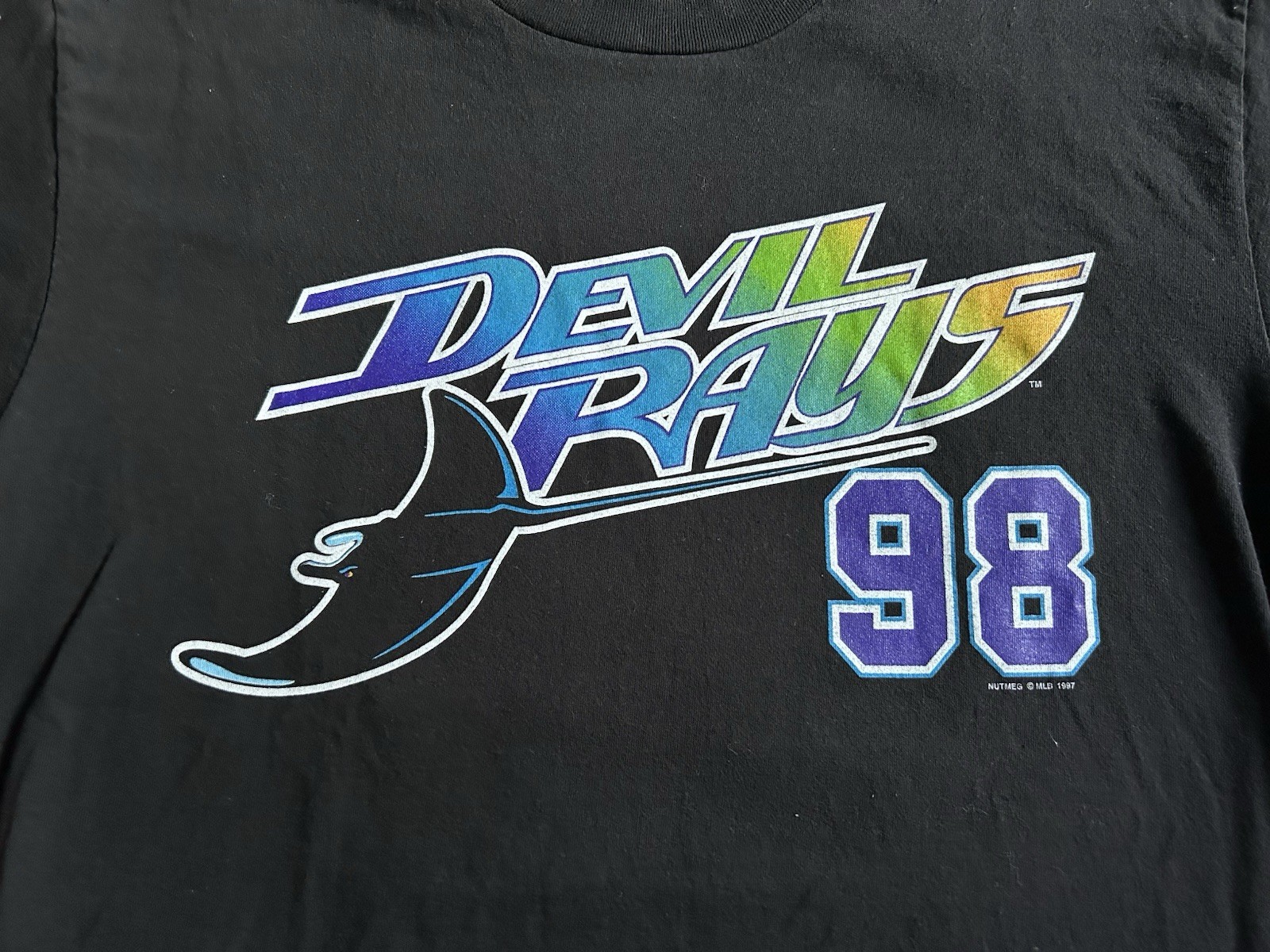 VTG 1998 Tampa Bay Devil Rays Inaugural Season T Shirt Men’s Size L Lee Sport gallery