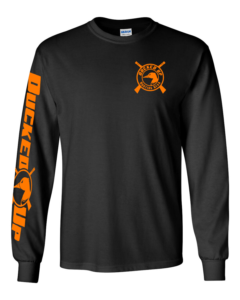 Ducked Up T shirt long sleeve men's hunting apparel Duck call shotgun hunter gallery