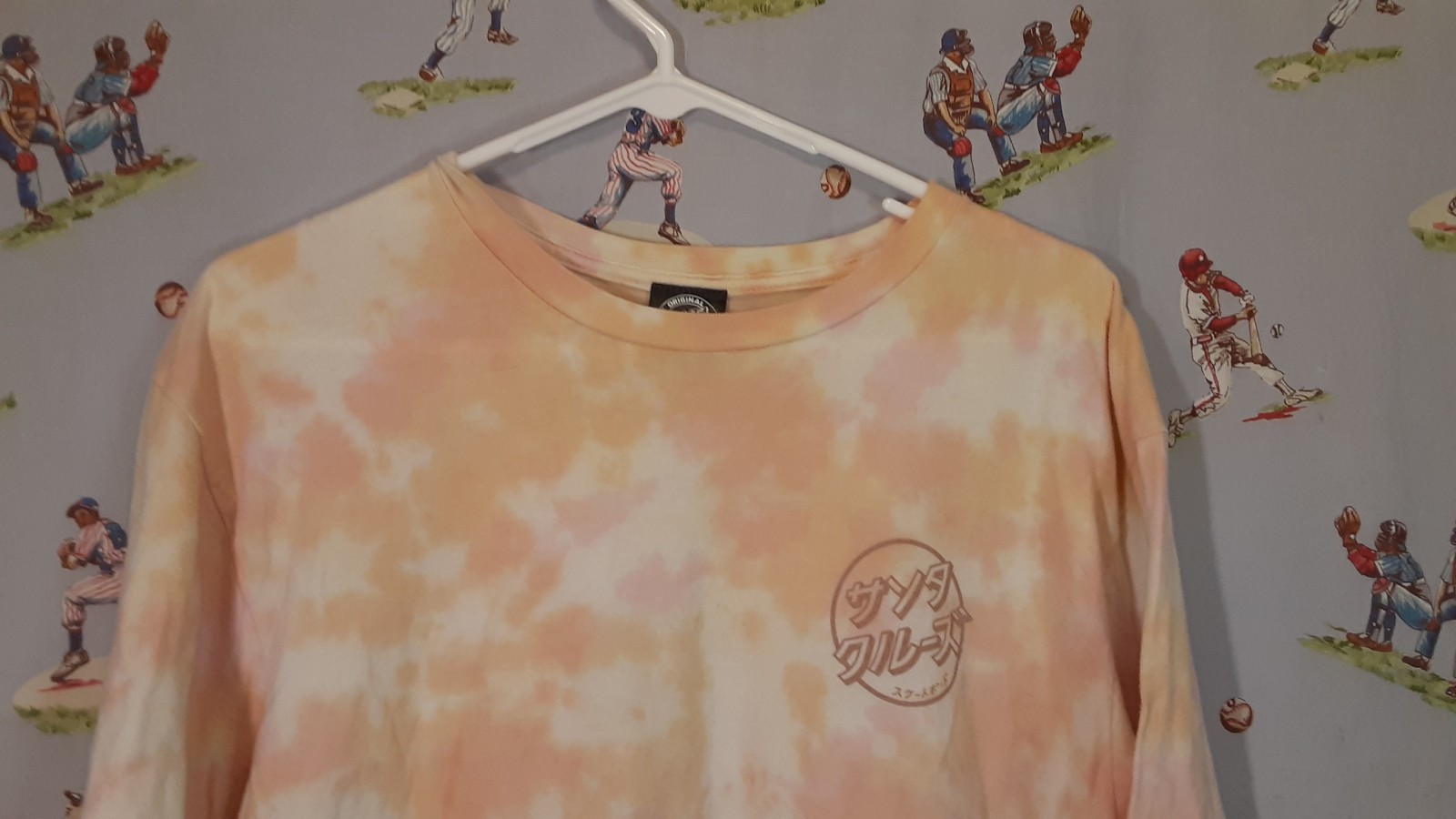🛹 Santa Cruz Tie-Dye Dot Graphic T-Shirt See Measurements Skate Surf gallery
