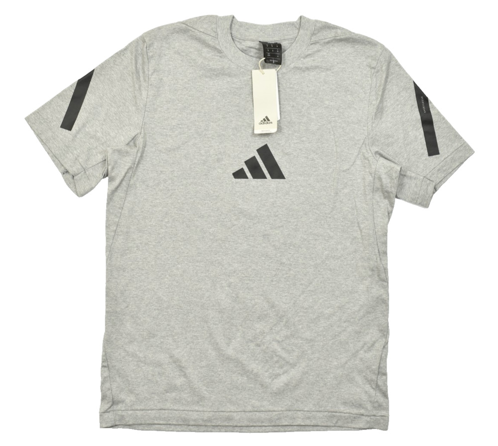 adidas Men’s Z.N.E. Tee Medium Grey Heather Short Sleeve T-Shirt Size M NEW