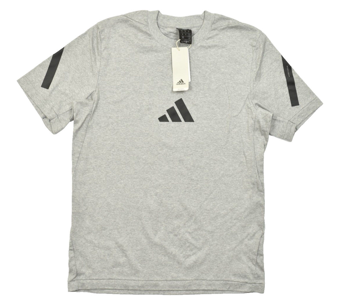 adidas Men’s Z.N.E. Tee Medium Grey Heather Short Sleeve T-Shirt Size M NEW