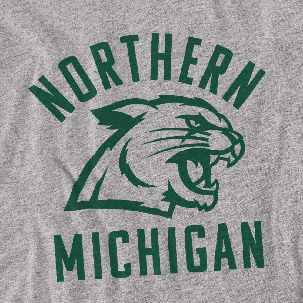Northern Michigan University Adult T-Shirt One Color, Athletic Heather, S-5XL gallery