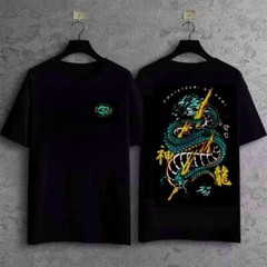 Stylish Black T-Shirts with Unique Printed Designs