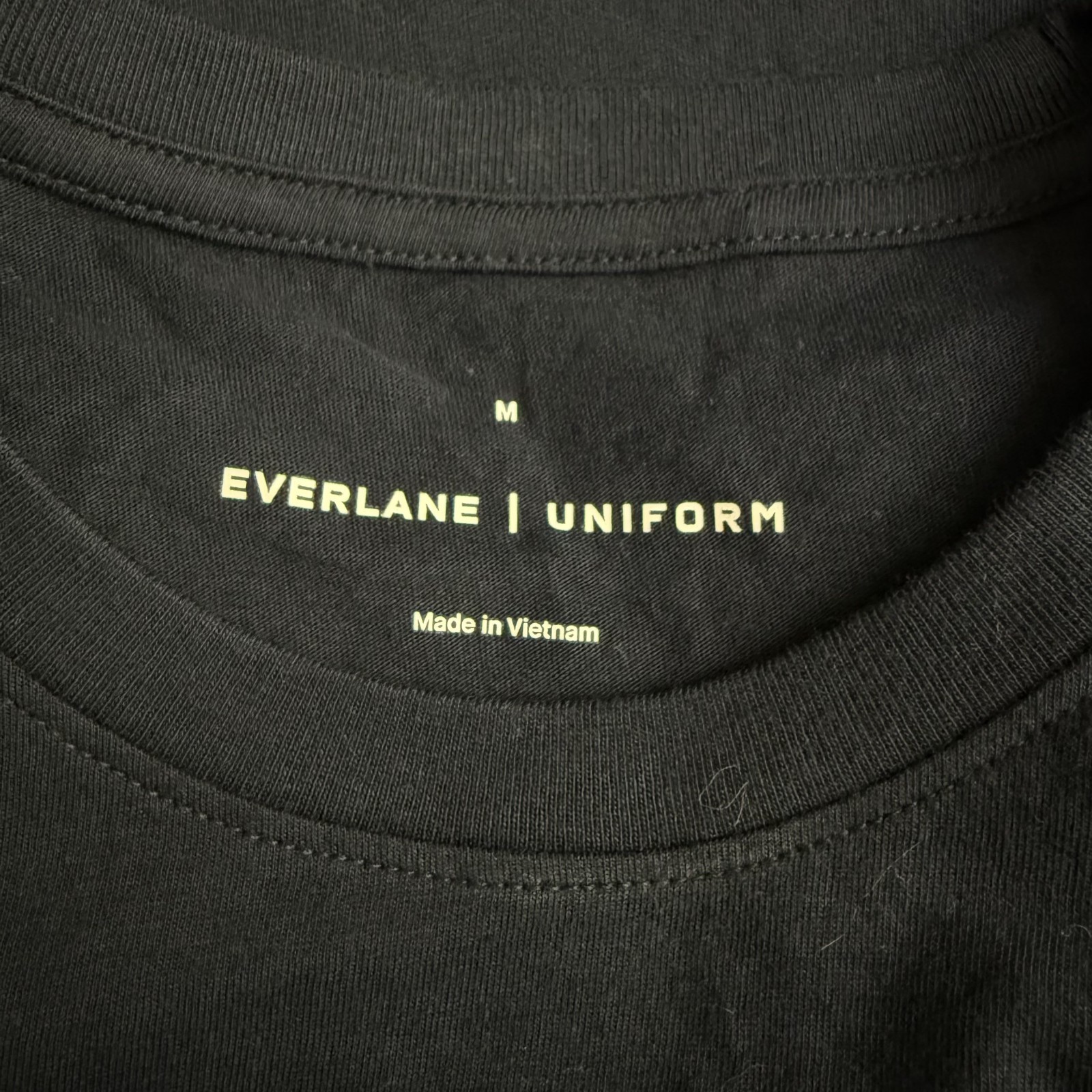 EVERLANE Men’s The Uniform Essential Organic Crew Tee M Deep Navy Cotton NEW B38 gallery