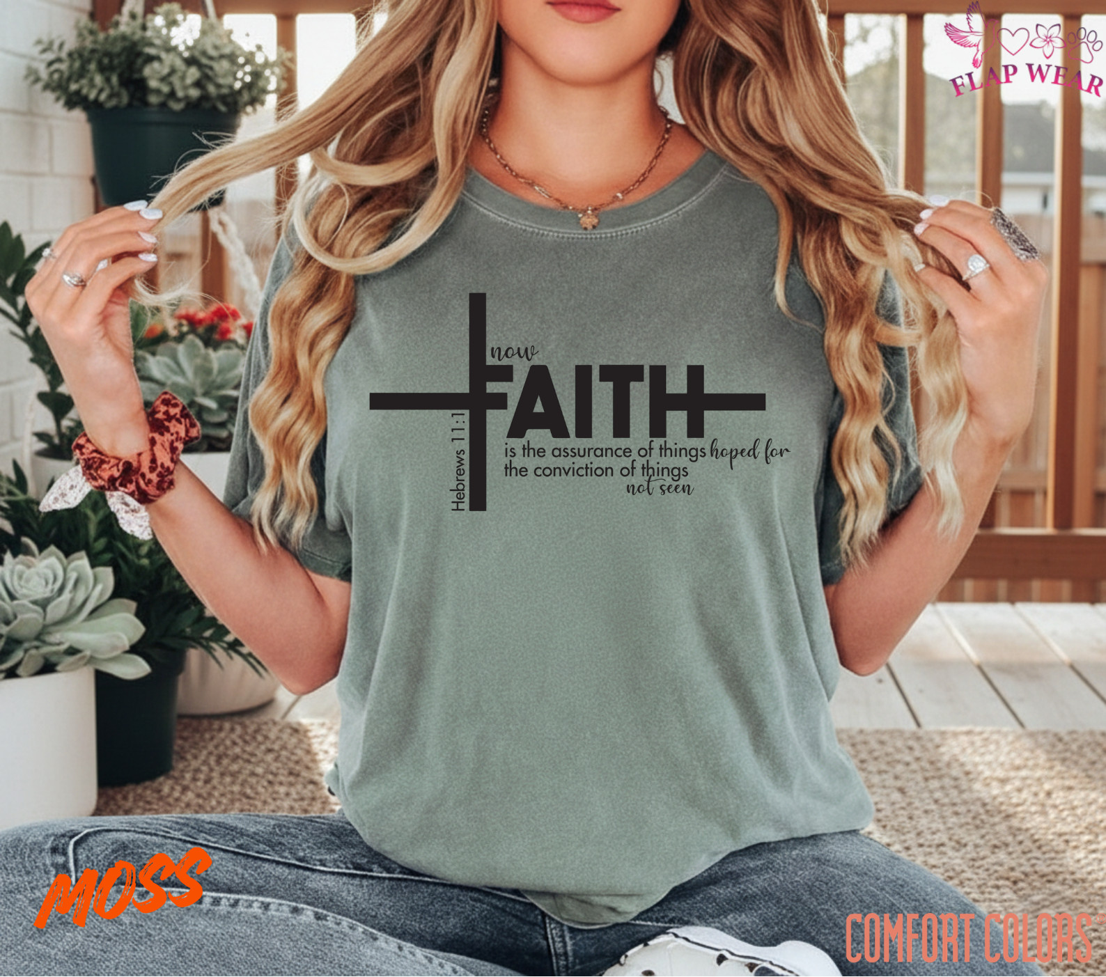 Unisex Hebrews 11:1 Christian T-Shirt, Men T shirt,Women T shirt Gift Religio gallery