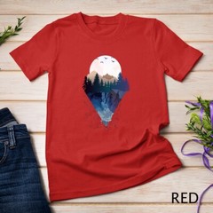 Funny Geometric Mountain Abstract Geometry Outdoor Gifts T-Shirt Unisex T-shirt