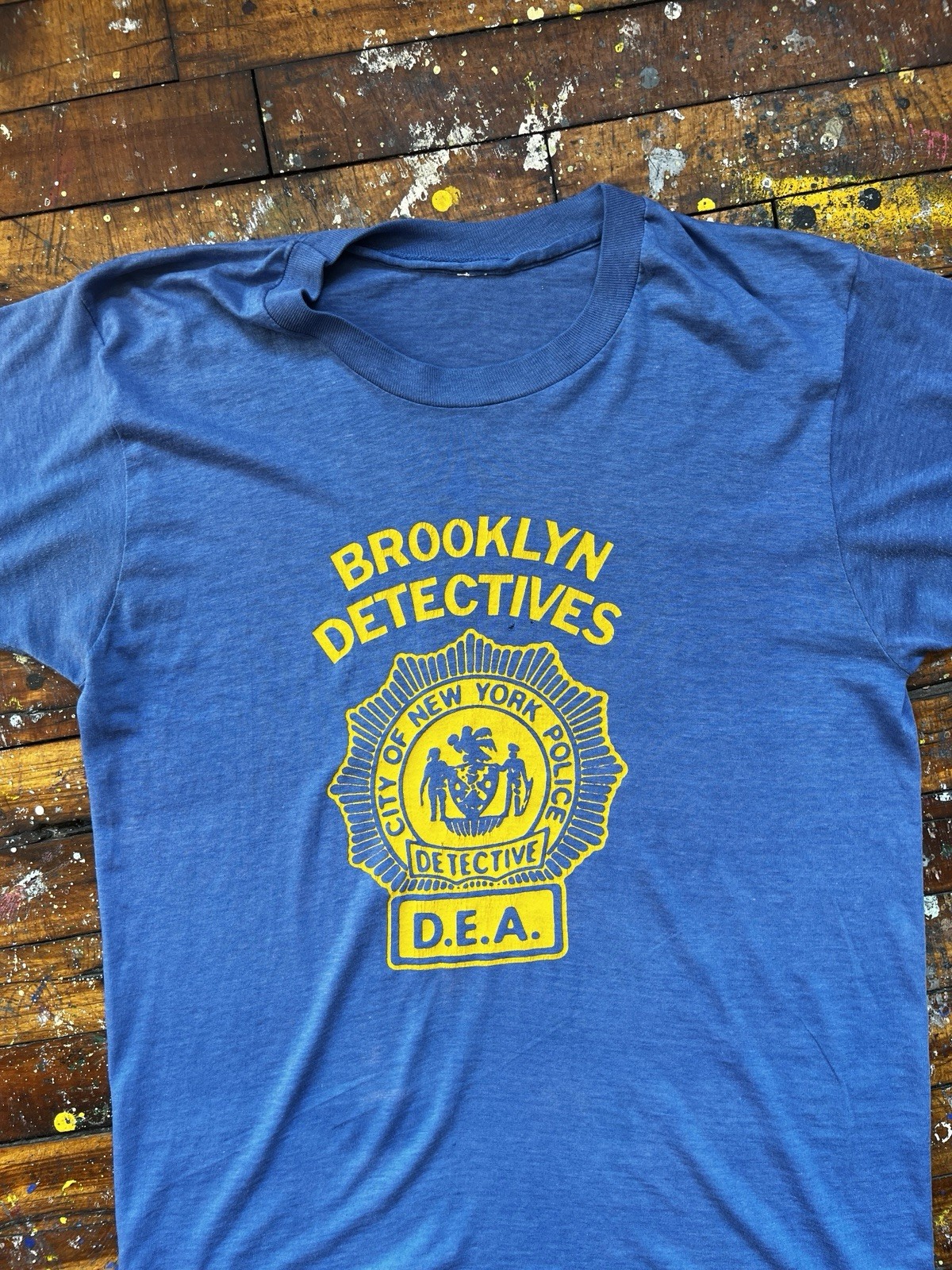 Vintage “Brooklyn Detectives” DEA single stitch tee gallery