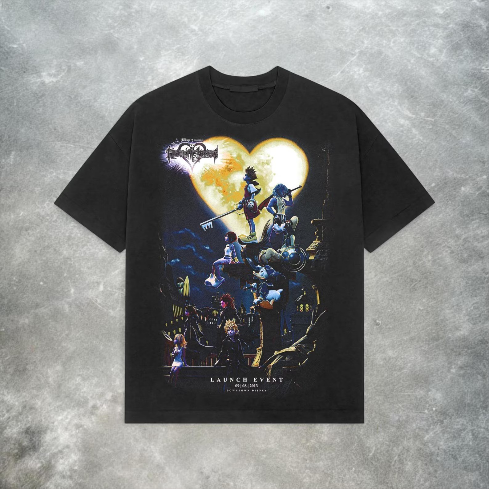 Kingdom Hearts retro style t-shirt