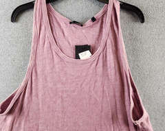 ATM Anthony Thomas Melillo Slub Jersey Tank Men’s L Wisty Scoop Neck Pullover