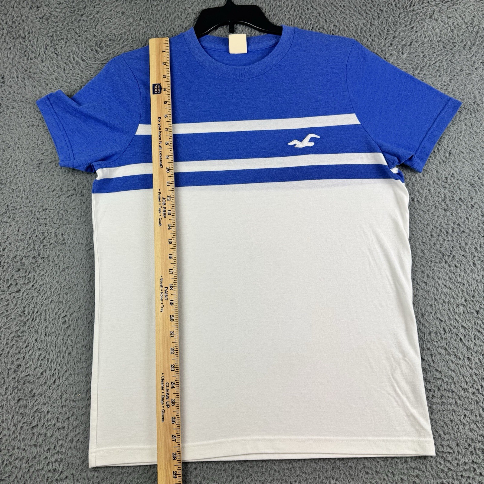 Hollister Shirt XL Blue Y2K Embroidered Preppy Logo Blue Tee Cali Beach Outdoor gallery