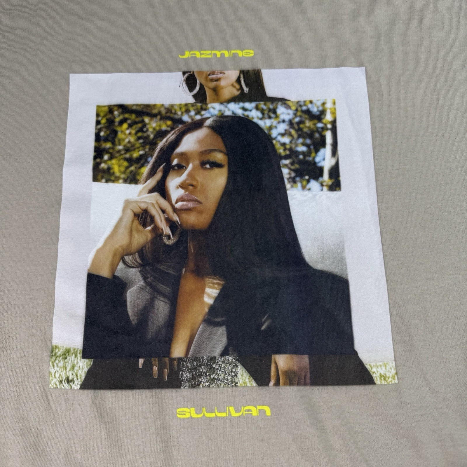 The Thread Shop Shirt Mens XL Jazmine Sullivan Heaux Tales Long Sleeve Beige gallery