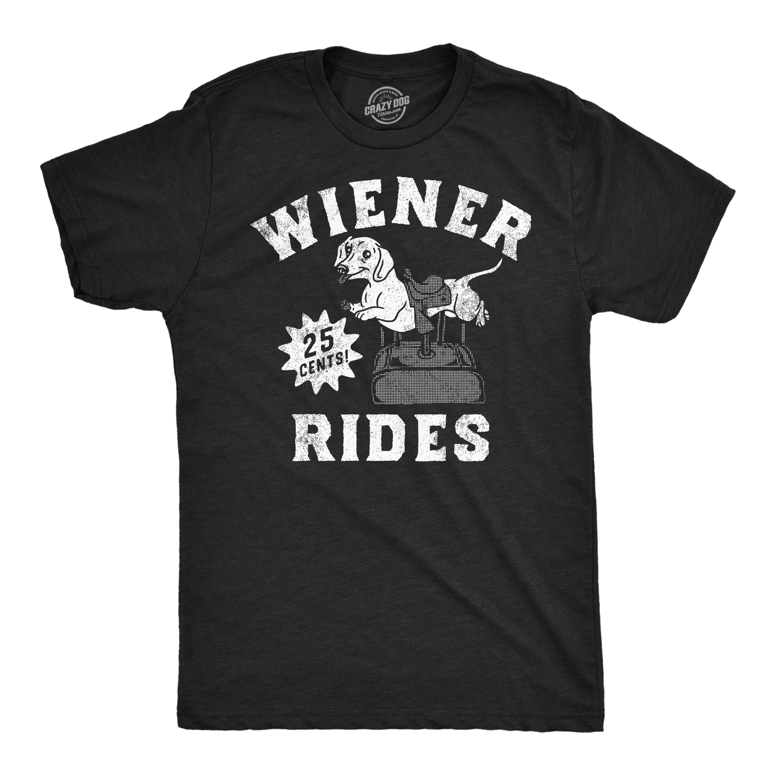 Mens Funny T Shirts Wiener Rides Sarcastic Dog Graphic Novelty For Men gallery