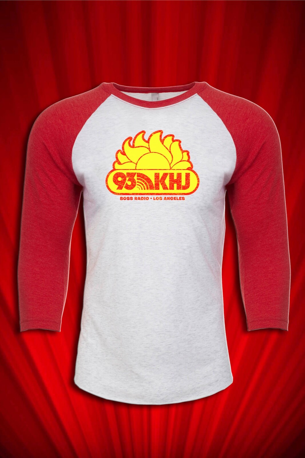 KHJ Radio Los Angeles Vintage logo T-SHIRT FREE S&H USA Tarantino Hollywood B gallery