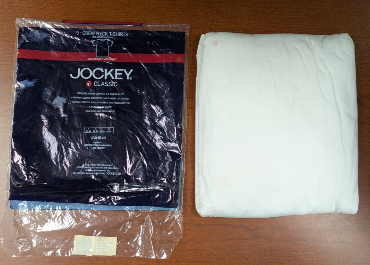 Jockey Classic Crew Neck T-Shirts 3-Pack 2003 Roomier Fit 100% Combed Cotton gallery