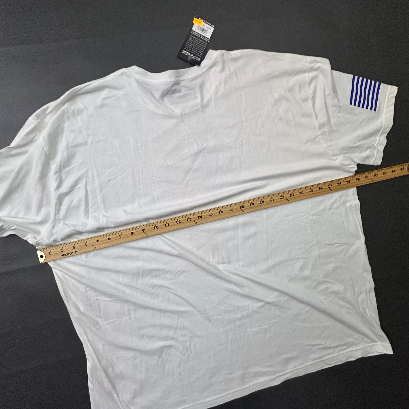 Grunt Style T Shirt Mens 4XL White American Spartan Military Patriotic Army NWT gallery