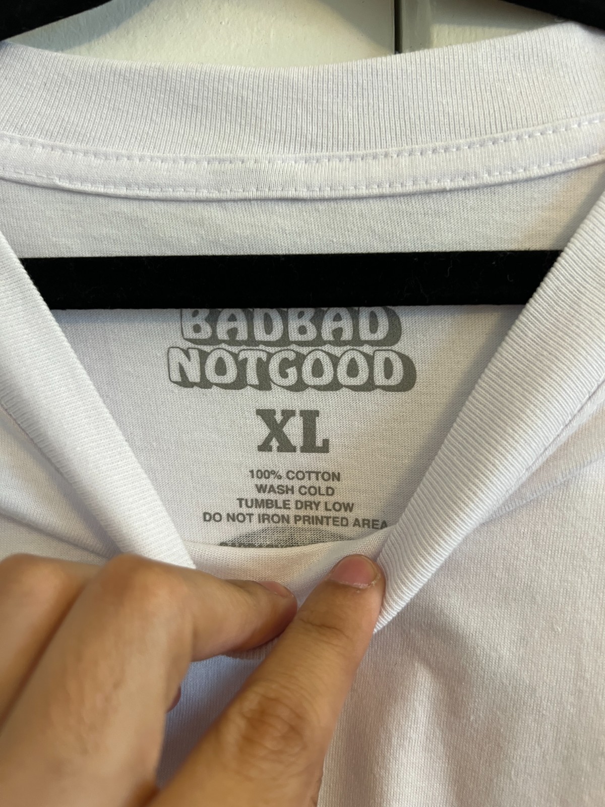 Bag Bad Not Good Oversized Nov 4th 2025 Short Sleeve Graphic T-Shirt White XL gallery