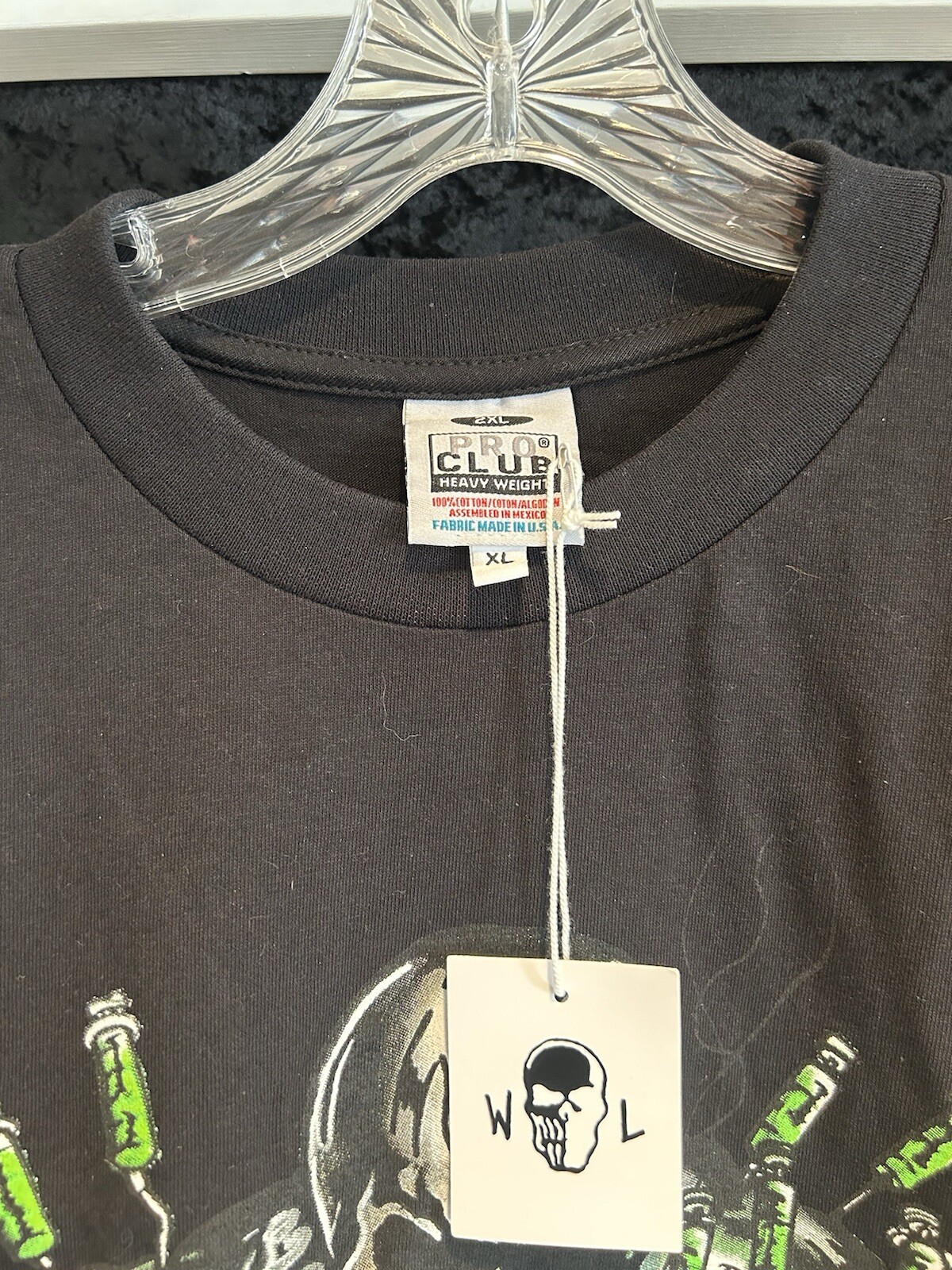 BRAND NEW Warren Lotas X Muscle Mafia Pro club Tee shirt/ XL/ NWT rare collab gallery
