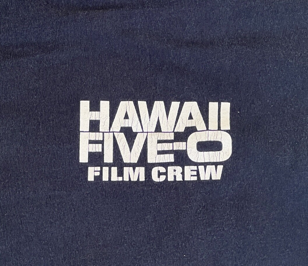 Hawaii 5-0 Five-0 Shirt Adult Medium Blue TV Season 2 Film Crew Kono Grip 2272 gallery